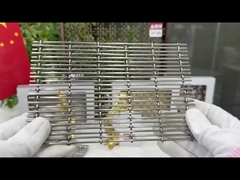 10ft SUS SS430 Dekoratif Steel Mesh Untuk Cabinet Pintu