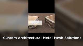 Mesh Logam Arsitektur Khusus untuk Desain Fasad Modern