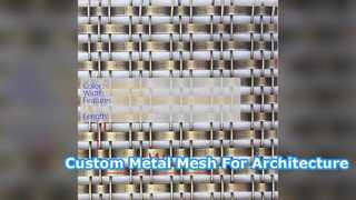 Mesh Logam Arsitektur Khusus untuk Desain Bangunan Modern