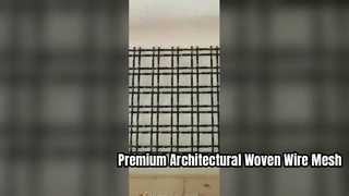 Wire Mesh Tenun Dekoratif 6mm Premium untuk Fasad Modern XY-2223