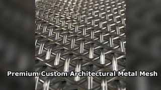 Mesh Logam Arsitektur Khusus untuk Fasad Modern