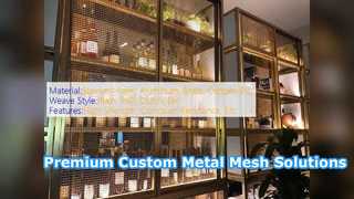 Mesh Logam Arsitektur Khusus untuk Fasad dan Interior