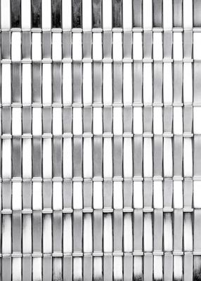 Interior Wall Cladding Arsitektur Woven Metal Mesh 3.6mm Bersertifikat ISO9000