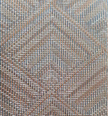 0.8mm Ketebalan Laminated Mesh Kaca Pvdf Lapisan Untuk Industri