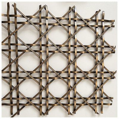 Meningkatkan Desain Interior Dekoratif Metal Grill Mesh Eco Friendly Twill Weave
