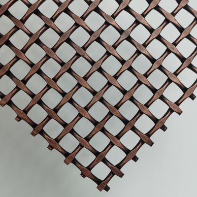 Panel Arsitektur Mesh Interior Metal Woven Mesh Partisi