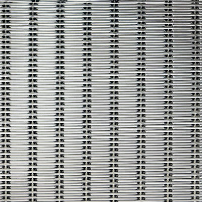 4m Max lebar stainless steel Hias Wire Mesh Grilles Dengan dipoles
