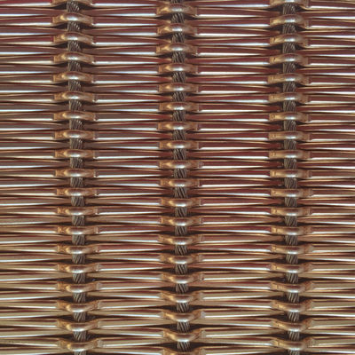 Korosi tahan dekoratif bundar Woven Wire Mesh Dekorasi indah tahan lama