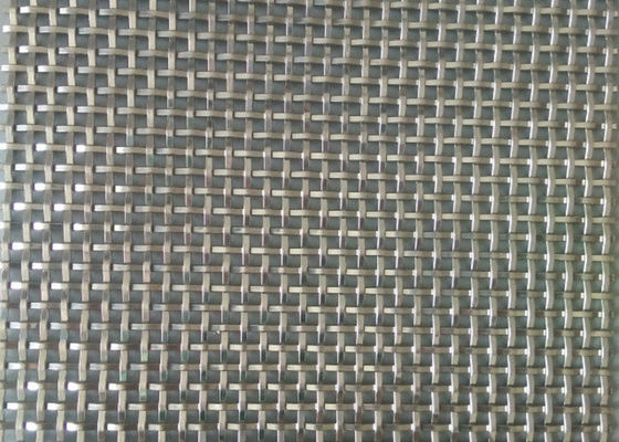 Rigid Weave 4m Stainless Steel Dekoratif Wire Mesh Untuk Lemari Warna Alami