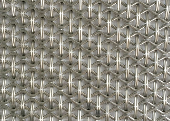 15m Metal Woven Wire Mesh Layar Mesh Stainless Steel 304 Tahan Lama