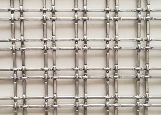 4''×4'' 13ft Crimped Brass Double Wire Mesh Dekoratif Pagar ISO9000