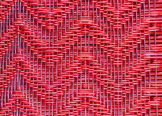 Antique Brass Glass Laminated Wire Mesh Kain Tembaga Anyaman Mewah Lebar 1.3m
