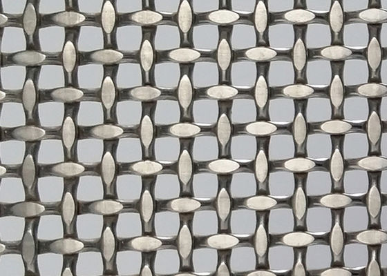 Art Signage Fine 8m X4m Arsitektur Tenunan Wire Mesh 316 Stainless Steel