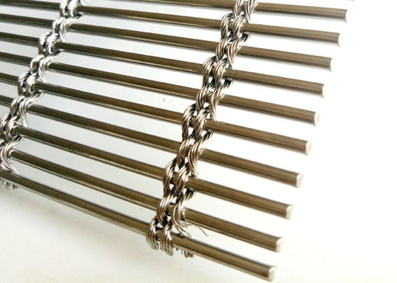Kabel Logam 1mmx4 Arsitektur Stainless Steel Wire Mesh Cladding