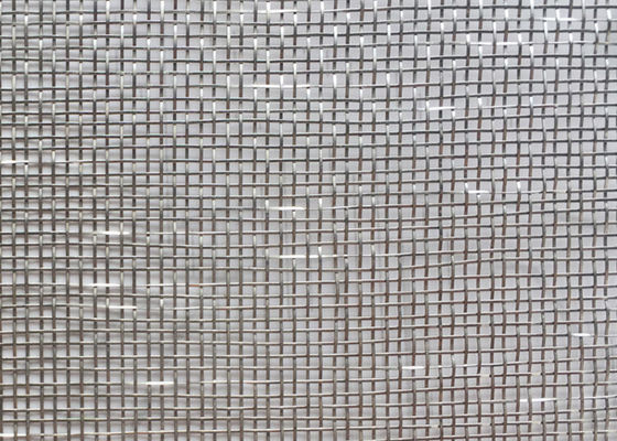 120m X 2.5m Laminated Glass Metal Mesh Warna Perunggu Tembaga Halus