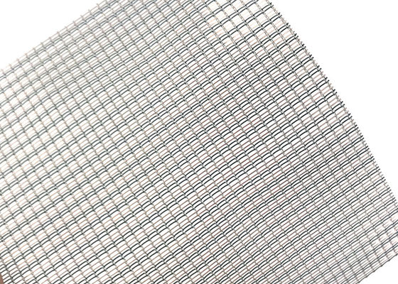 Kaca Warna Biru Dekoratif Mewah Dengan Metal Mesh Interlayer Polos Woven