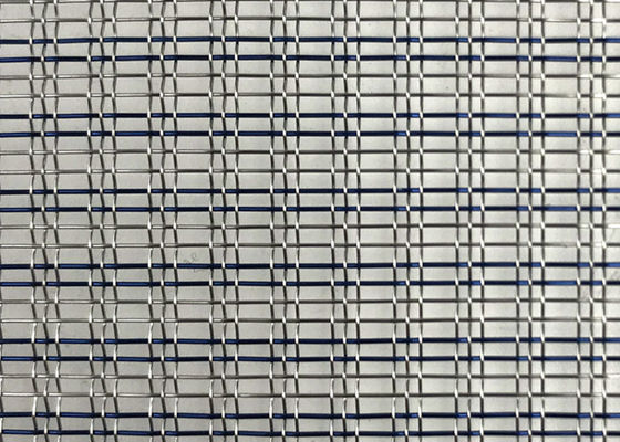 Kain Logam Wire Mesh Laminasi Kaca Berwarna Fleksibel