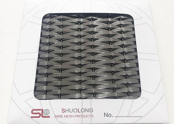 3.6mm Warna Hitam Ss304 Steel Mesh Architecture Untuk Panel Dekoratif