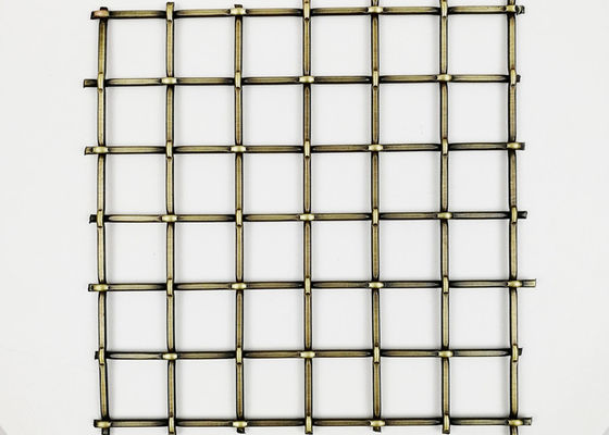 Kabinet Furnitur Kuningan Antik Arsitektur Stainless Steel Wire Mesh 5.5mm