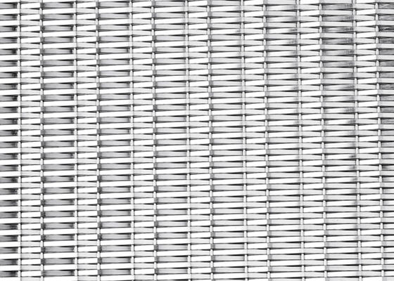 Stainless Steel Rigid Wire Mesh Panel 4.8mm Untuk Elevator Cladding