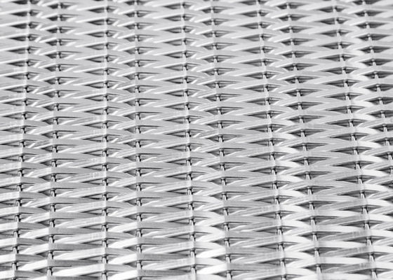 Stainless Steel Rigid Wire Mesh Panel 4.8mm Untuk Elevator Cladding