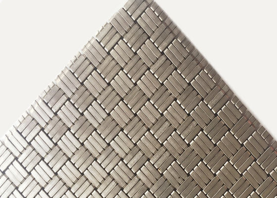 304SS 1.8mm Panel Mesh Baja Anyaman Dekoratif Untuk Kabin Lift