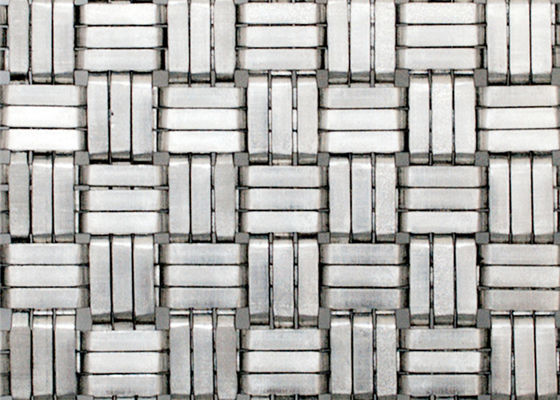 304SS 1.8mm Panel Mesh Baja Anyaman Dekoratif Untuk Kabin Lift