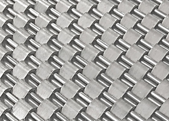 Stainless Steel Woven Arsitektur Wire Mesh 4.0mm Untuk Dekorasi Lift