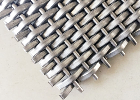 Panel Wire Mesh Anyaman Baja Hias SS316L Elevator Mesh 15m Panjang