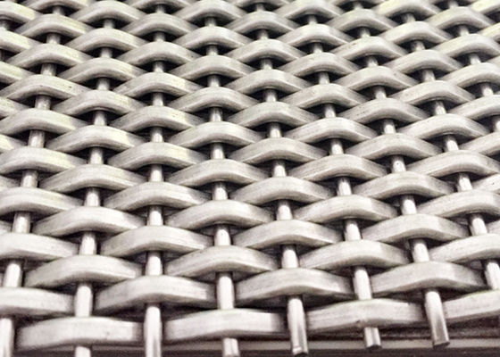Panel Wire Mesh Anyaman Baja Hias SS316L Elevator Mesh 15m Panjang
