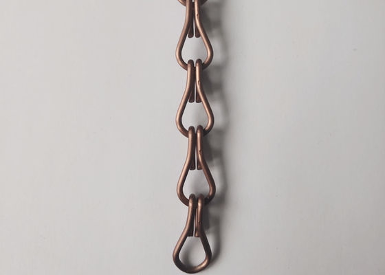 Coklat 1.5mm Ringan Aluminium Layar Terbang Rantai Berbagai Macam Warna Dekoratif