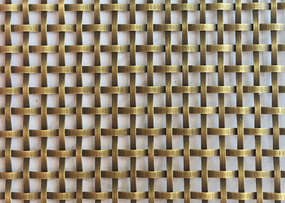 Lubang Persegi Pelindung Wire Mesh Grilles 30mx1m Untuk Dekorasi