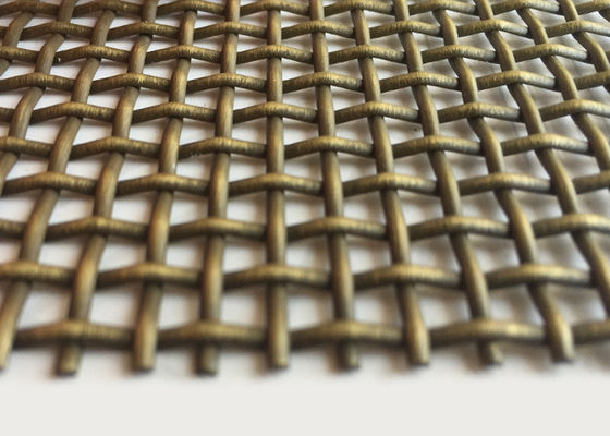 Lubang Persegi Pelindung Wire Mesh Grilles 30mx1m Untuk Dekorasi