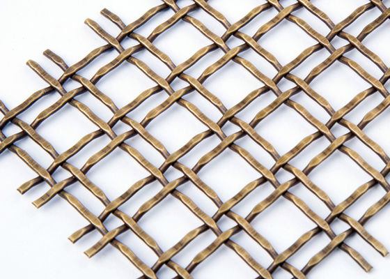 3.3mm Dekoratif Wire Mesh Grilles Stainless Steel Metal Mesh Untuk Partisi