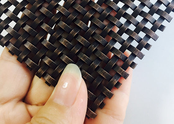 Panel Baja Tahan Karat yang Dipoles Kisi-kisi Wire Mesh Dekoratif Ketebalan 0,5-2mm Warna Silver