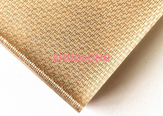Wire Mesh Tembaga Hias Warna Perunggu Untuk Kaca Laminasi Seni