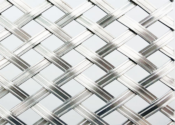 Polishing Plain Weave Stainless Steel Arsitektur Mesh Panjang 30m