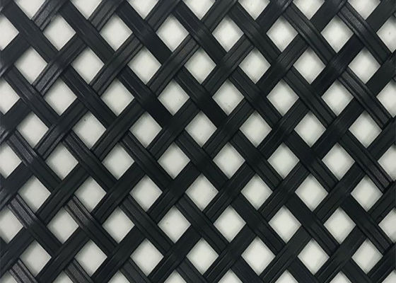 Panel Wire Mesh Arsitektur Tenunan Polos Diameter 0.8mm