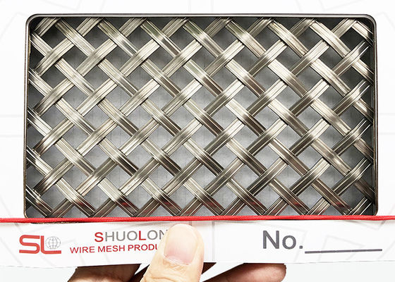 Panel Wire Mesh Arsitektur Tenunan Polos Diameter 0.8mm
