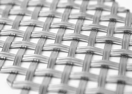 0.5m-2.0m Lebar Arsitektur Mesh 1.2mm-5.0mm Ukuran Pembukaan