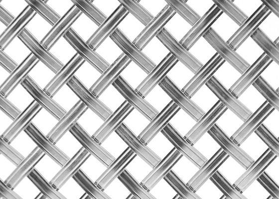 Lukisan 30m X 0,5m Stainless Steel Arsitektur Mesh Kotak Kayu / Kemasan Karton