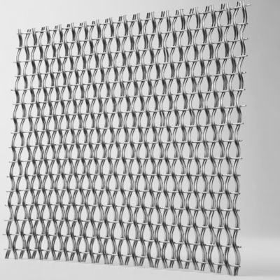0.5mm-2.0mm Dekoratif Woven Wire Mesh Dutch Weave Packaging In Carton