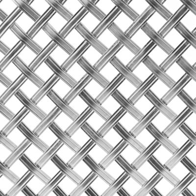 Polos Stainless Steel 2mm Pilihan Warna Interior Wire Mesh Tersedia Dikemas Pada Palet