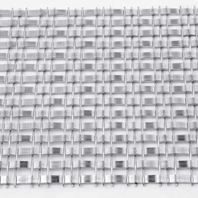 Stainless Steel Pvc Dilapisi Layar Wire Mesh Interior Ketahanan Korosi 0,5-2m