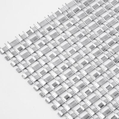 Stainless Steel Pvc Dilapisi Layar Wire Mesh Interior Ketahanan Korosi 0,5-2m