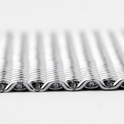 Twill Weave Interior Mesh Screening Panjang 30-100m Perawatan Permukaan Polos