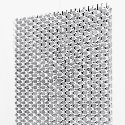 0.5m-2.0m Galvanized Iron Decorative Woven Wire Mesh Fabric Untuk Filtrasi