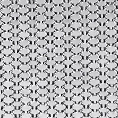 0.5m-2.0m Galvanized Iron Decorative Woven Wire Mesh Fabric Untuk Filtrasi