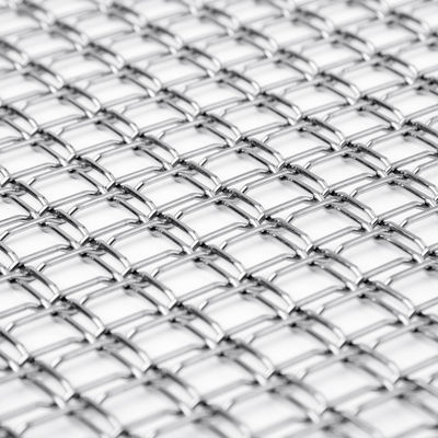 Tenun Kawat Baja Stainless Dekoratif Anodisasi Persegi