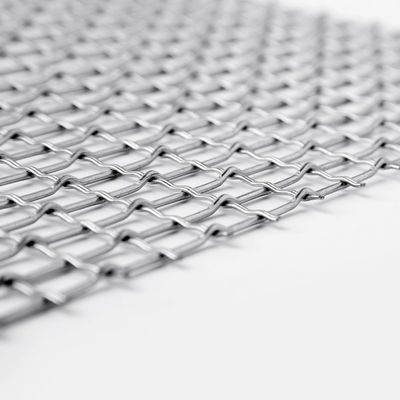 Disesuaikan Lebar Tebal Perawatan Permukaan Poles Arsitektur Anyaman Wire Mesh